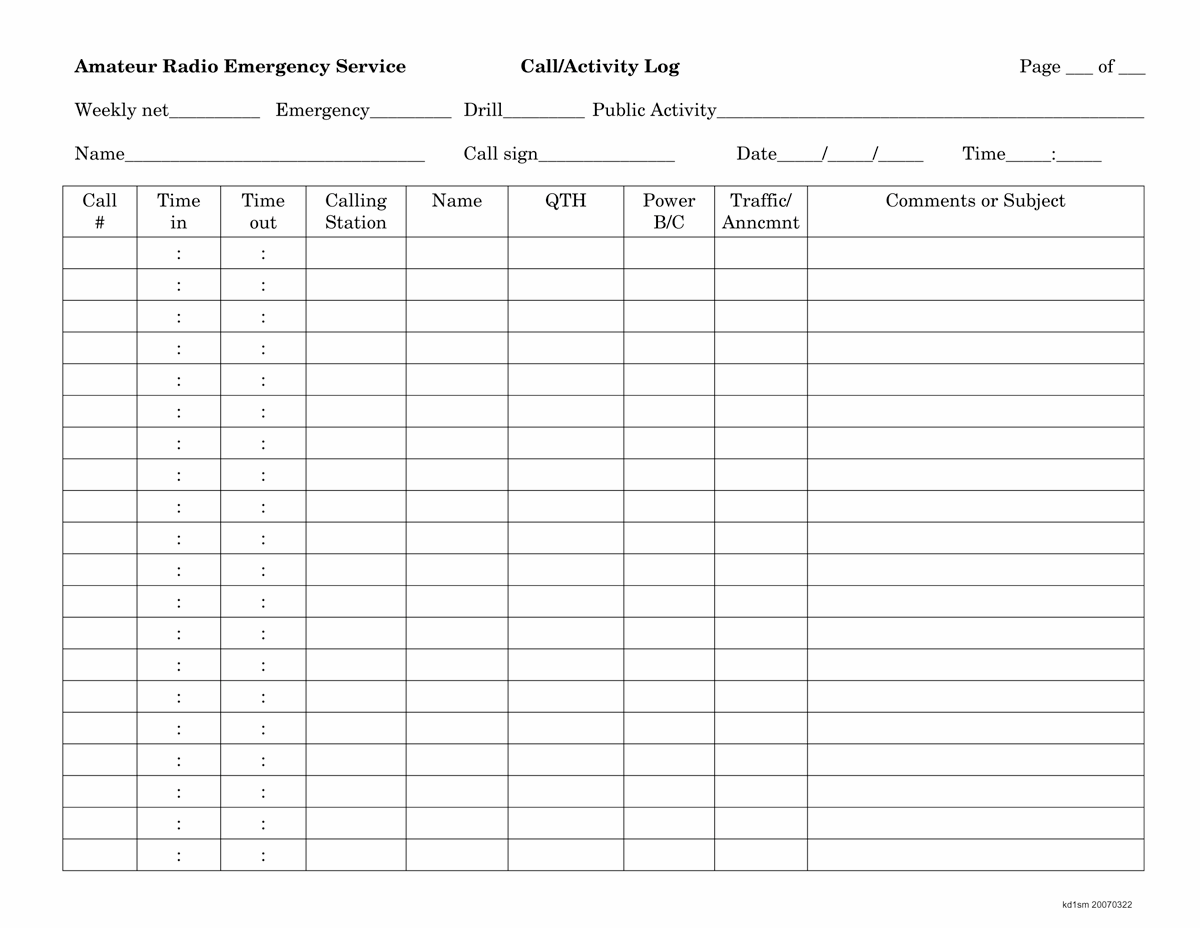 ARES NCS log